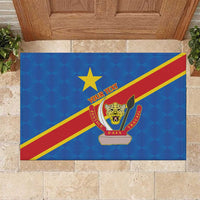 Democratic Republic of the Congo Personalized Rubber Doormat Flag Style - Wonder Print Shop