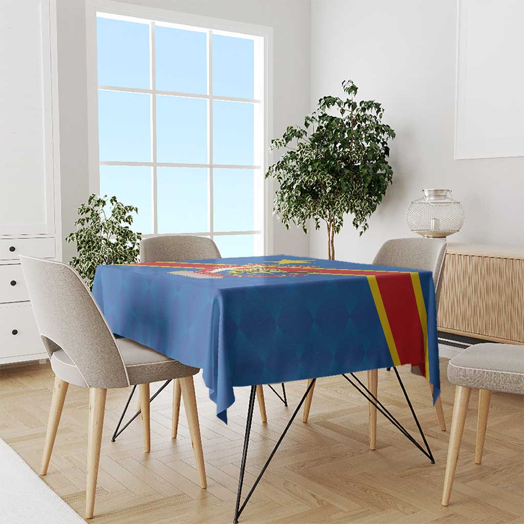 Democratic Republic of the Congo Personalized Tablecloth Flag Style - Wonder Print Shop