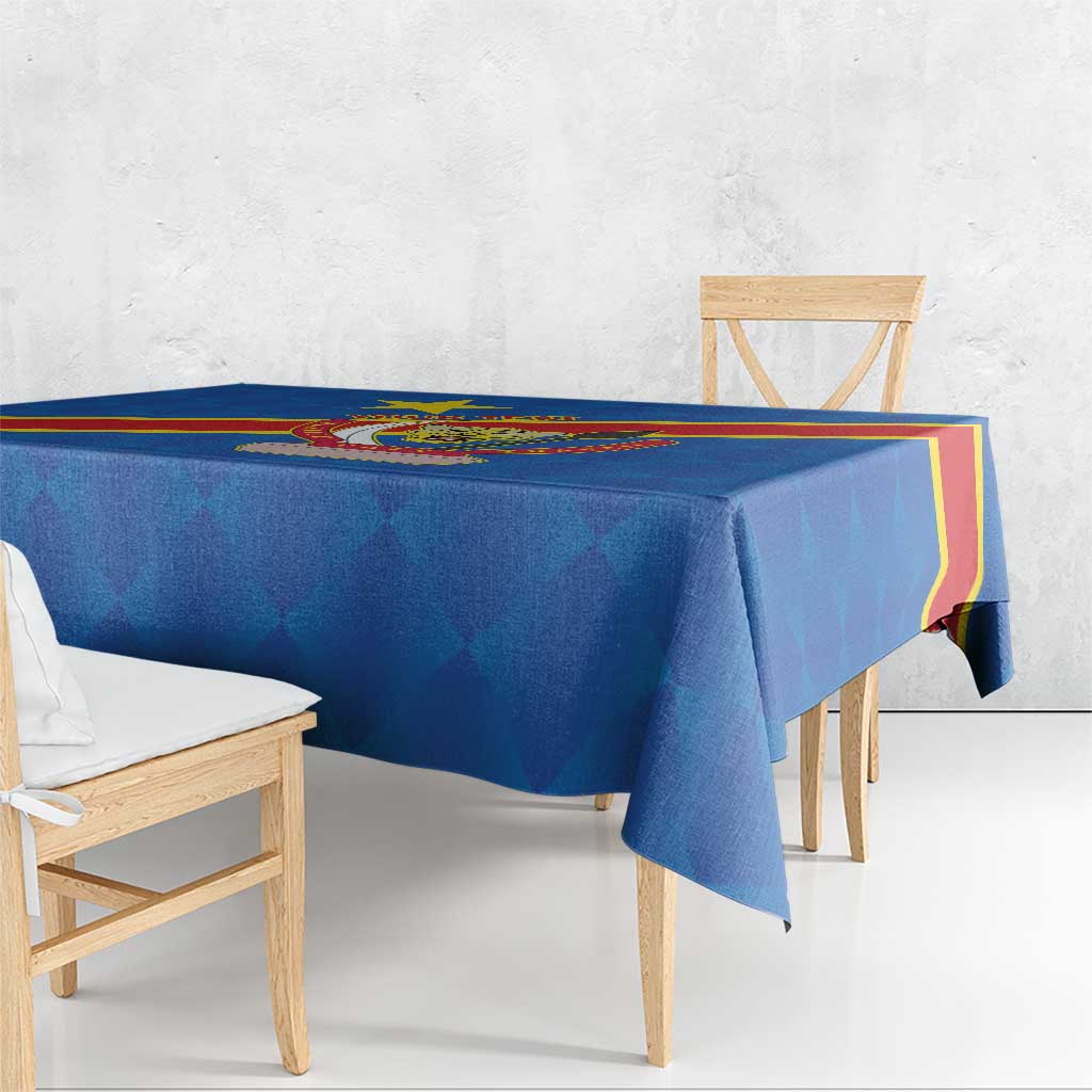 Democratic Republic of the Congo Personalized Tablecloth Flag Style - Wonder Print Shop