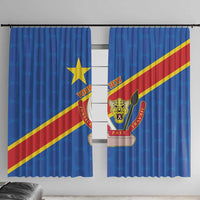 Democratic Republic of the Congo Personalized Window Curtain Flag Style - Wonder Print Shop