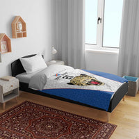 DR Congo Football Custom Bedding Set White Leopard Skin Pattern - Wonder Print Shop