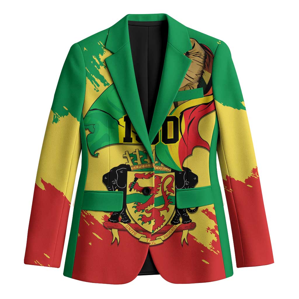 Republic of The Congo Independence Day Personalized Blazer Congo-Brazzaville Since 1960