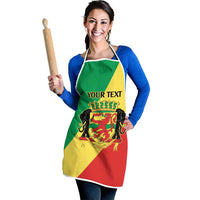 Republic of The Congo Personalized Apron Simple Flag Style