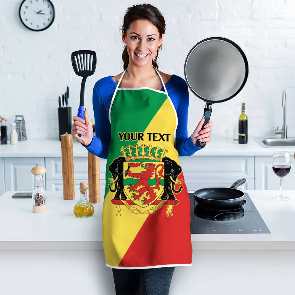 Republic of The Congo Personalized Apron Simple Flag Style