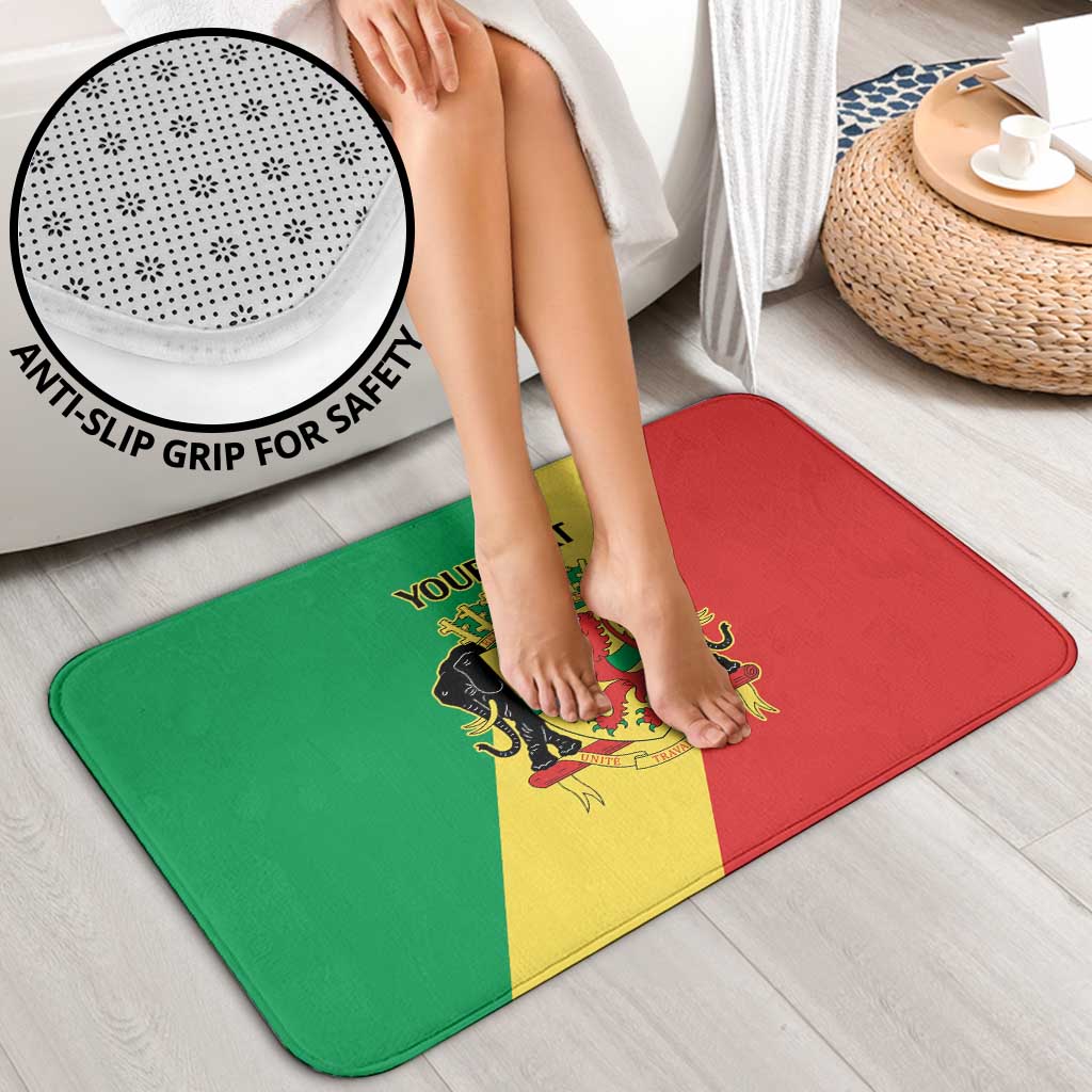 Republic of The Congo Personalized Bathroom Set Simple Flag Style