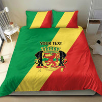 Republic of The Congo Personalized Bedding Set Simple Flag Style - Wonder Print Shop