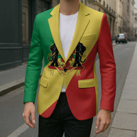 Republic of The Congo Personalized Blazer Simple Flag Style