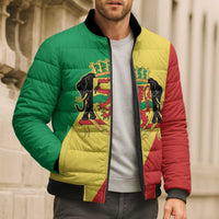 Republic of The Congo Personalized Bomber Puffer Jacket Simple Flag Style
