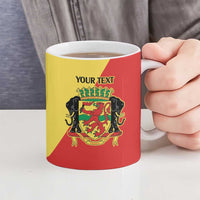 Republic of The Congo Personalized Ceramic Mug Simple Flag Style