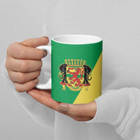 Republic of The Congo Personalized Ceramic Mug Simple Flag Style