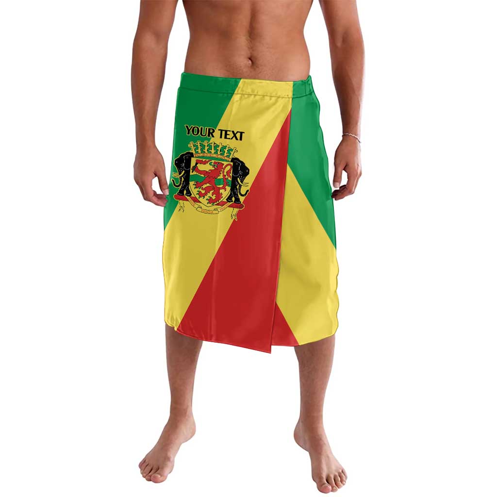 Republic of The Congo Personalized Lavalava Simple Flag Style - Wonder Print Shop