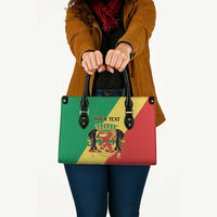 Republic of The Congo Personalized Leather Bag Simple Flag Style