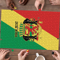 Republic of The Congo Personalized Puzzle Simple Flag Style