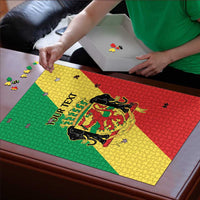 Republic of The Congo Personalized Puzzle Simple Flag Style