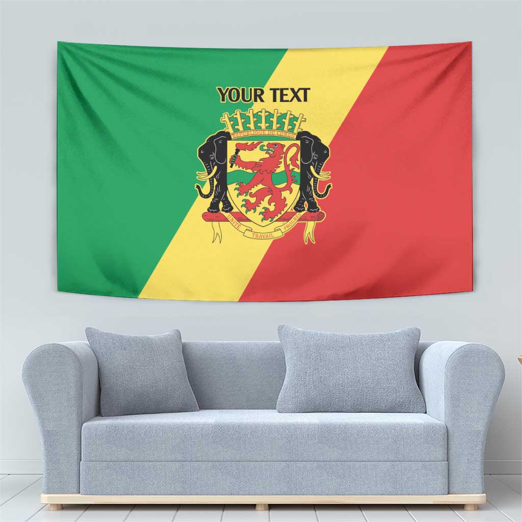 Republic of The Congo Personalized Tapestry Simple Flag Style - Wonder Print Shop