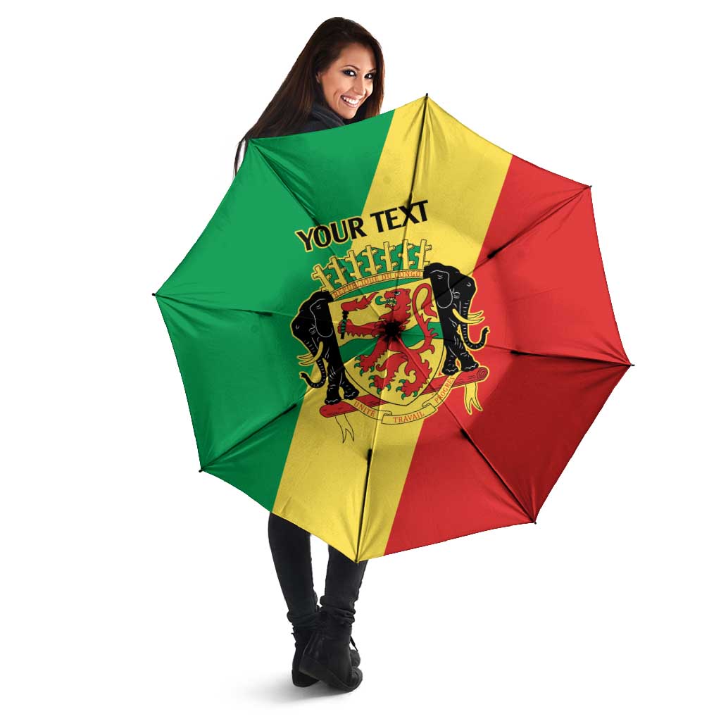 Republic of The Congo Personalized Umbrella Simple Flag Style