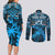 Custom Fiji Rugby Couples Matching Long Sleeve Bodycon Dress and Long Sleeve Button Shirts Go Fijian Tapa Arty with World Cup Vibe LT9 - Wonder Print Shop