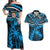 Custom Fiji Rugby Couples Matching Off Shoulder Maxi Dress and Hawaiian Shirt Go Fijian Tapa Arty with World Cup Vibe LT9 - Wonder Print Shop