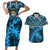 Custom Fiji Rugby Couples Matching Short Sleeve Bodycon Dress and Hawaiian Shirt Go Fijian Tapa Arty with World Cup Vibe LT9 - Wonder Print Shop