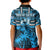 Custom Fiji Rugby Kid Polo Shirt Go Fijian Tapa Arty with World Cup Vibe - Wonder Print Shop