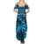 Custom Fiji Rugby Summer Maxi Dress Go Fijian Tapa Arty with World Cup Vibe - Wonder Print Shop