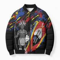Swaziland Eswatini Somhlolo Day Bomber Puffer Jacket Independence Day