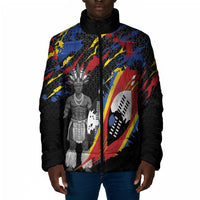 Swaziland Eswatini Somhlolo Day Padded Jacket Independence Day