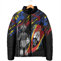 Swaziland Eswatini Somhlolo Day Padded Jacket Independence Day