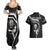 New Zealand Aotearoa Rugby Couples Matching Summer Maxi Dress and Hawaiian Shirt Black Fern Maori Tribal Sporty Style LT9 - Wonder Print Shop