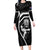 New Zealand Aotearoa Rugby Long Sleeve Bodycon Dress Black Fern Maori Tribal Sporty Style - Wonder Print Shop