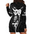 Custom New Zealand Aotearoa Rugby Hoodie Dress Black Fern Maori Tribal Sporty Style - Wonder Print Shop