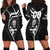 Custom New Zealand Aotearoa Rugby Hoodie Dress Black Fern Maori Tribal Sporty Style - Wonder Print Shop