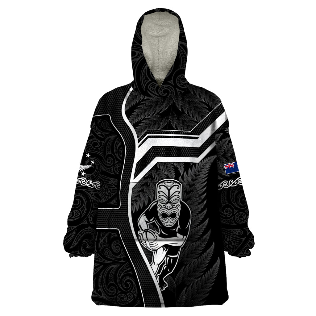 custom-new-zealand-aotearoa-rugby-wearable-blanket-hoodie-black-fern-maori-tribal-sporty-style