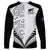 New Zealand Rugby Long Sleeve Shirt Proud Aoteroa Stylised Maori Koru - Wonder Print Shop