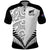 New Zealand Rugby Polo Shirt Proud Aoteroa Stylised Maori Koru - Wonder Print Shop