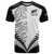 New Zealand Rugby T Shirt Proud Aoteroa Stylised Maori Koru - Wonder Print Shop