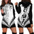 Custom New Zealand Rugby Hoodie Dress Proud Aoteroa Stylised Maori Koru - Wonder Print Shop