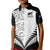 Custom New Zealand Rugby Kid Polo Shirt Proud Aoteroa Stylised Maori Koru - Wonder Print Shop