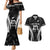 New Zealand Aotearoa Rugby Couples Matching Mermaid Dress and Hawaiian Shirt Haka Dance Mixed Silver Fern Sporty Style LT9 - Wonder Print Shop