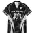 New Zealand Aotearoa Rugby Family Matching Long Sleeve Bodycon Dress and Hawaiian Shirt Haka Dance Mixed Silver Fern Sporty Style LT9 - Wonder Print Shop