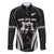 New Zealand Aotearoa Rugby Family Matching Long Sleeve Bodycon Dress and Hawaiian Shirt Haka Dance Mixed Silver Fern Sporty Style LT9 - Wonder Print Shop