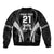 Custom New Zealand Aotearoa Rugby Bomber Jacket Haka Dance Mixed Silver Fern Sporty Style LT9 - Wonder Print Shop