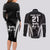 Custom New Zealand Aotearoa Rugby Couples Matching Long Sleeve Bodycon Dress and Long Sleeve Button Shirts Haka Dance Mixed Silver Fern Sporty Style LT9 - Wonder Print Shop