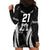 Custom New Zealand Aotearoa Rugby Hoodie Dress Haka Dance Mixed Silver Fern Sporty Style - Wonder Print Shop