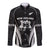 Custom New Zealand Aotearoa Rugby Long Sleeve Button Shirt Haka Dance Mixed Silver Fern Sporty Style - Wonder Print Shop