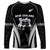 Custom New Zealand Aotearoa Rugby Long Sleeve Shirt Haka Dance Mixed Silver Fern Sporty Style - Wonder Print Shop