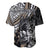 Personalised Polynesia Skull Baseball Jersey Tattoo In The Style Of Maori With Marine Life Gold LT9 - Wonder Print Shop