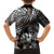 Personalised Polynesia Skull Kid Hawaiian Shirt Tattoo In The Style Of Maori With Marine Life Gold - Wonder Print Shop