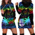 Fiji LGBT Hoodie Dress Love Is Love Tapa Pattern Rainbow Water Color - Wonder Print Shop