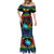 Fiji LGBT Mermaid Dress Love Is Love Tapa Pattern Rainbow Water Color - Wonder Print Shop